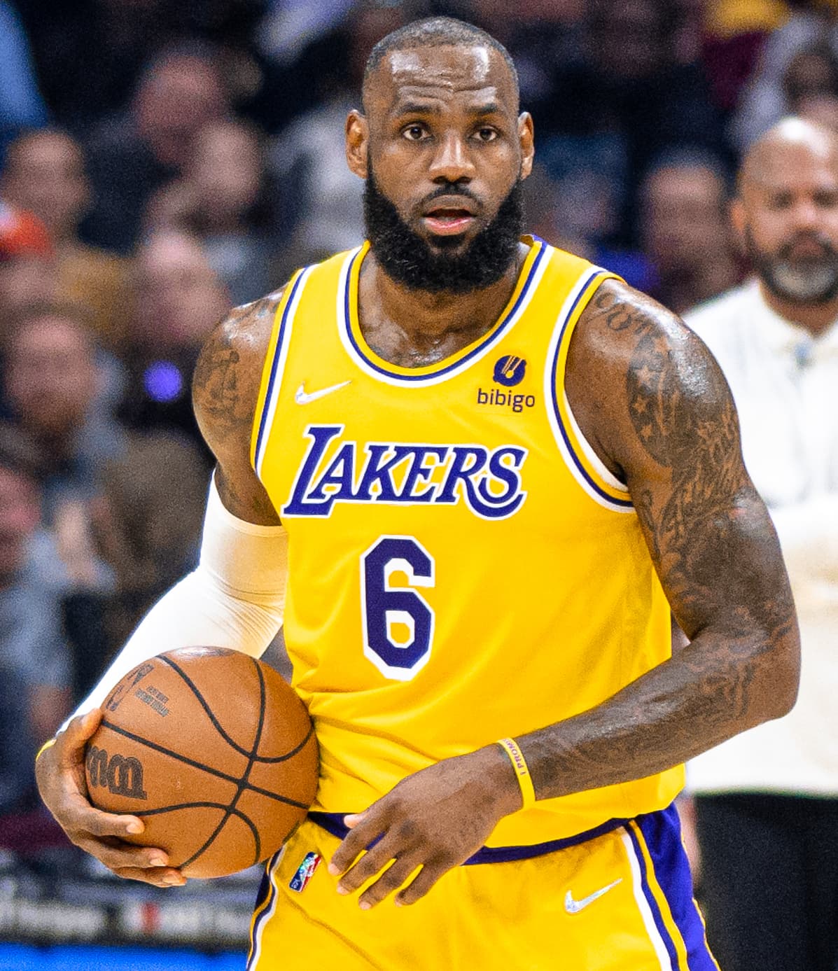 Portrait of LeBron James